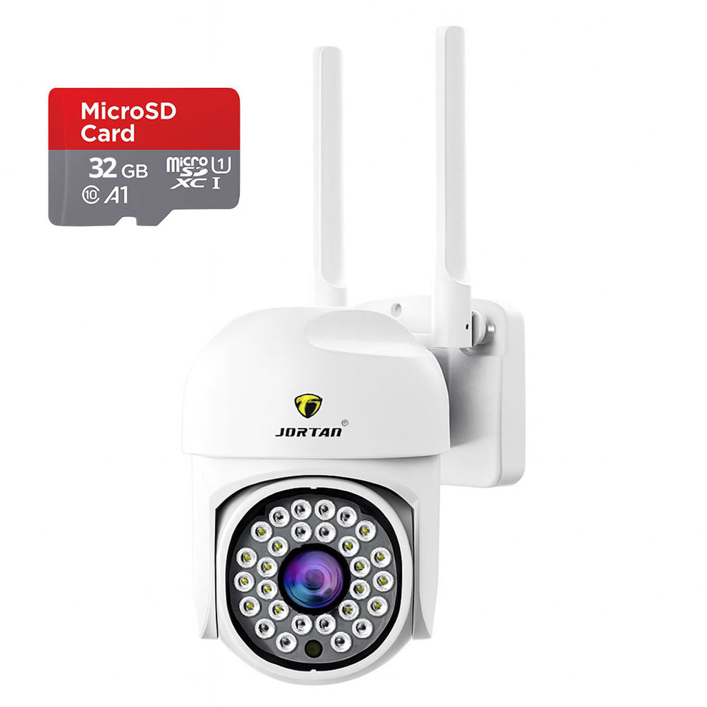 Camera de Supraveghere rotativă Jortan 1080P Wi-Fi, IP66, NightVision