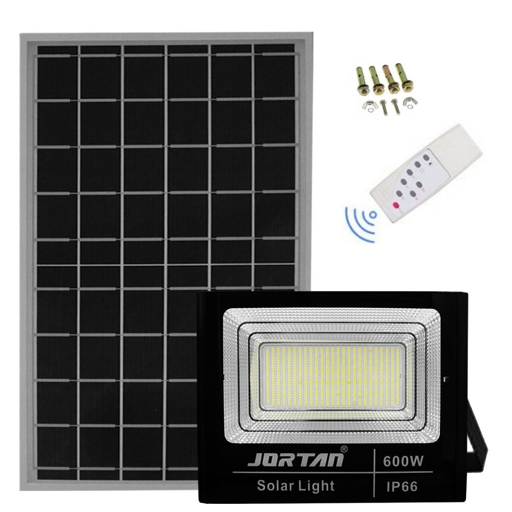 Proiector 600W cu Panou Solar Jortan