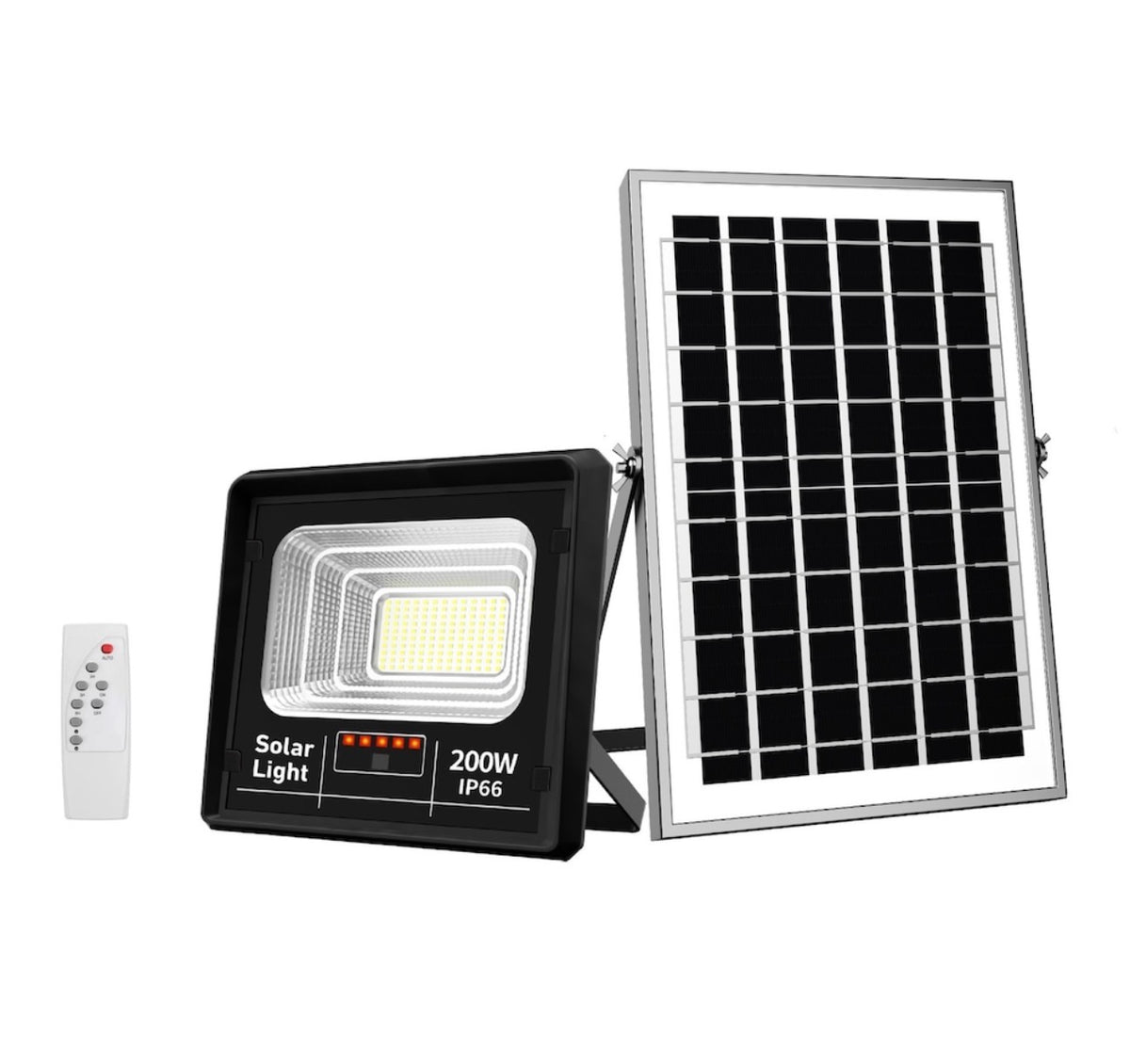 Proiector 200W cu Panou Solar Jortan