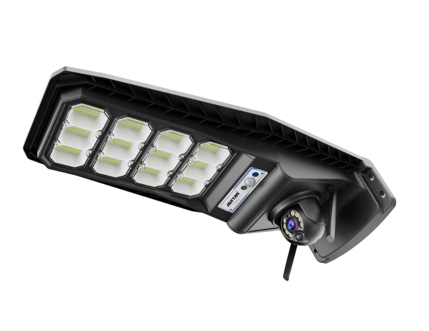 Proiector 400W+Cameră 4G cu Panou Solar Jortan Rotativă 6MP