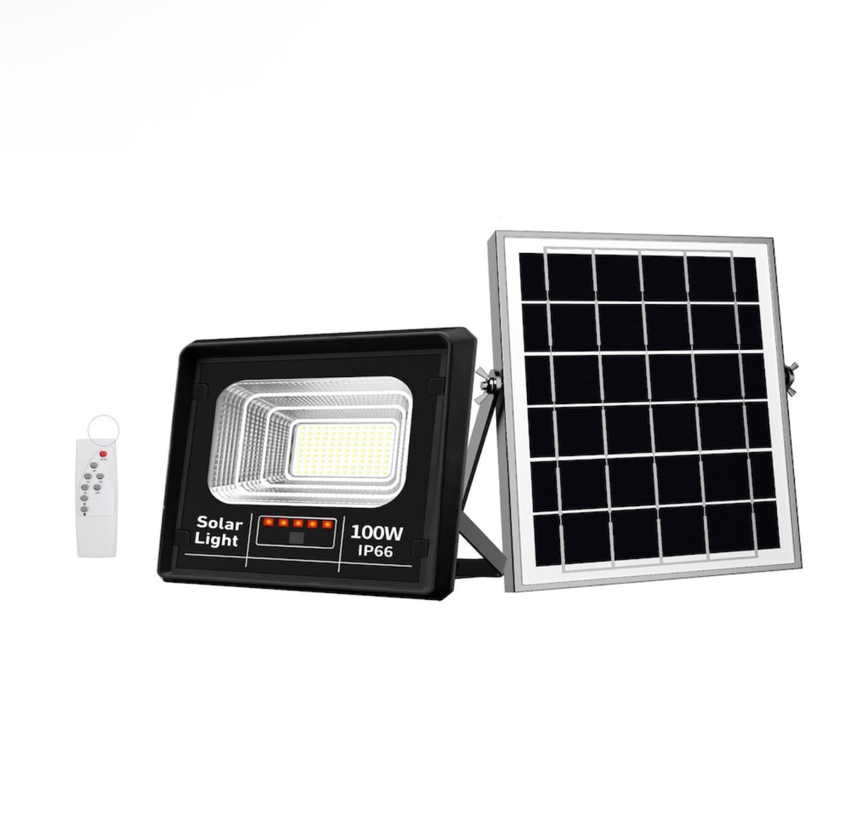 Proiector 100W cu Panou Solar Jortan