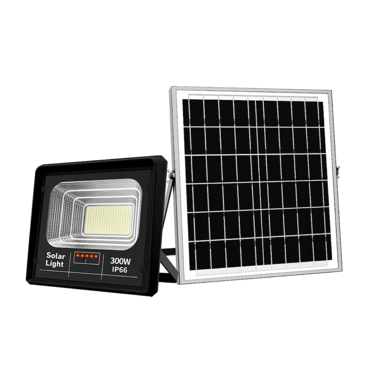 Proiector 300W cu Panou Solar Jortan