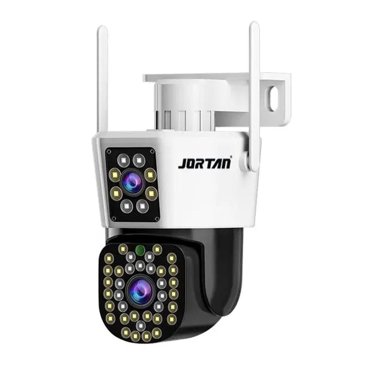 Cameră de Supraveghere Dublă Jortan IP66, Wi-Fi, Rotativă