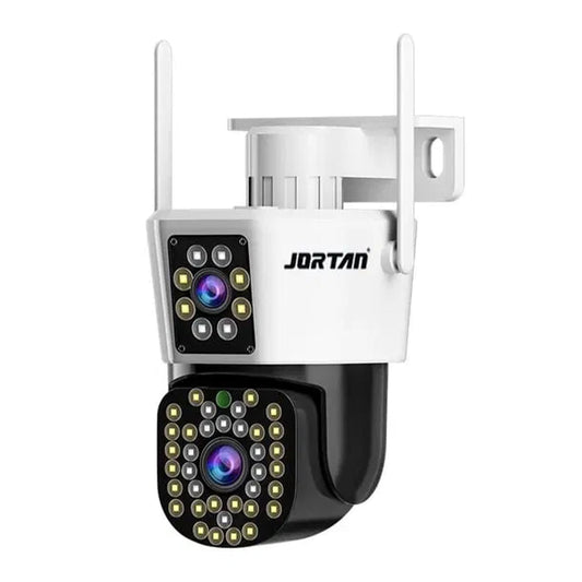 Cameră de Supraveghere Dublă Jortan IP66, Wi-Fi, Rotativă