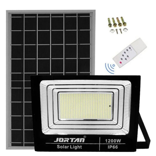 Proiector 1200W cu Panou Solar Jortan