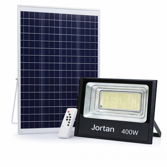 Proiector 400W cu Panou Solar Jortan