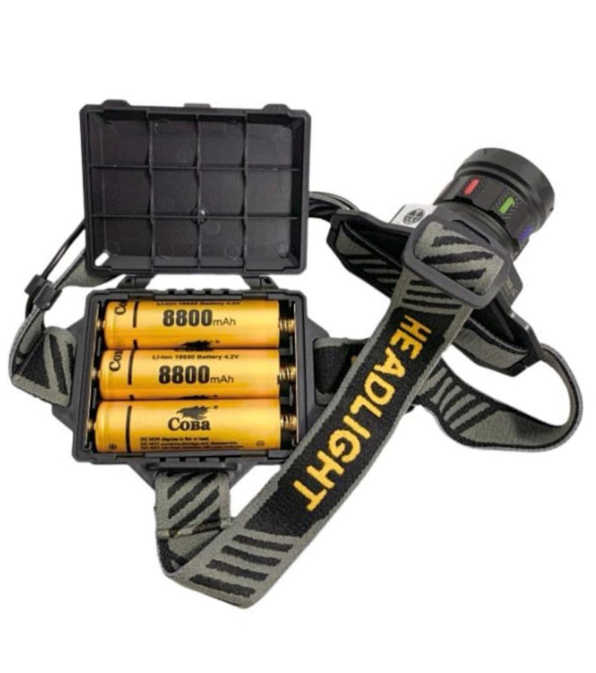 Lanternă de cap profesională cu rază de acțiune 1000m și acumulatori de 26.400mAh CB-T701A