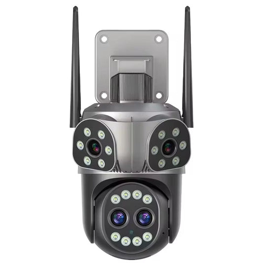 CAMERA DE SUPRAVEGHERE, JORTAN ,3 Lentile,
JT-8856, WIFI, IP66, HD WIRELESS,1920 X 1080 PIXELI ,APLICATIA YOOSEE , CARD 32 GB ,6MP, FULL HD 4K, LAN/WIFI CU ALARMA, DETECTARE UMANA, RECUNOASTERE FACIALA,